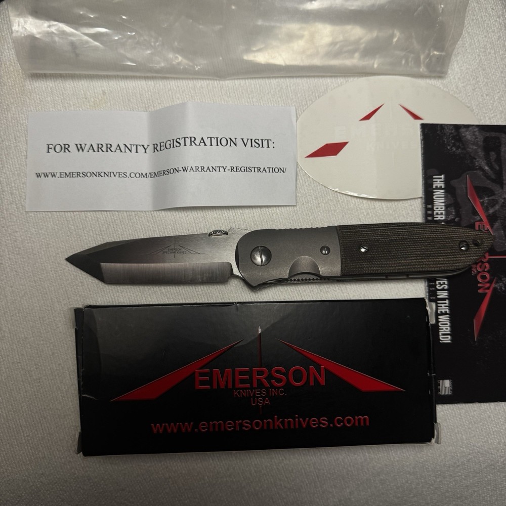 Custom Emerson Non-Waved Cqc-6