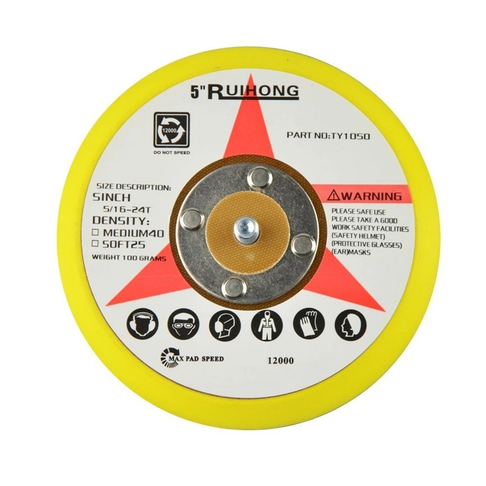 5inch Sanding Pad Abrasive And Backing Loop Pad Polish Sanding Reliable