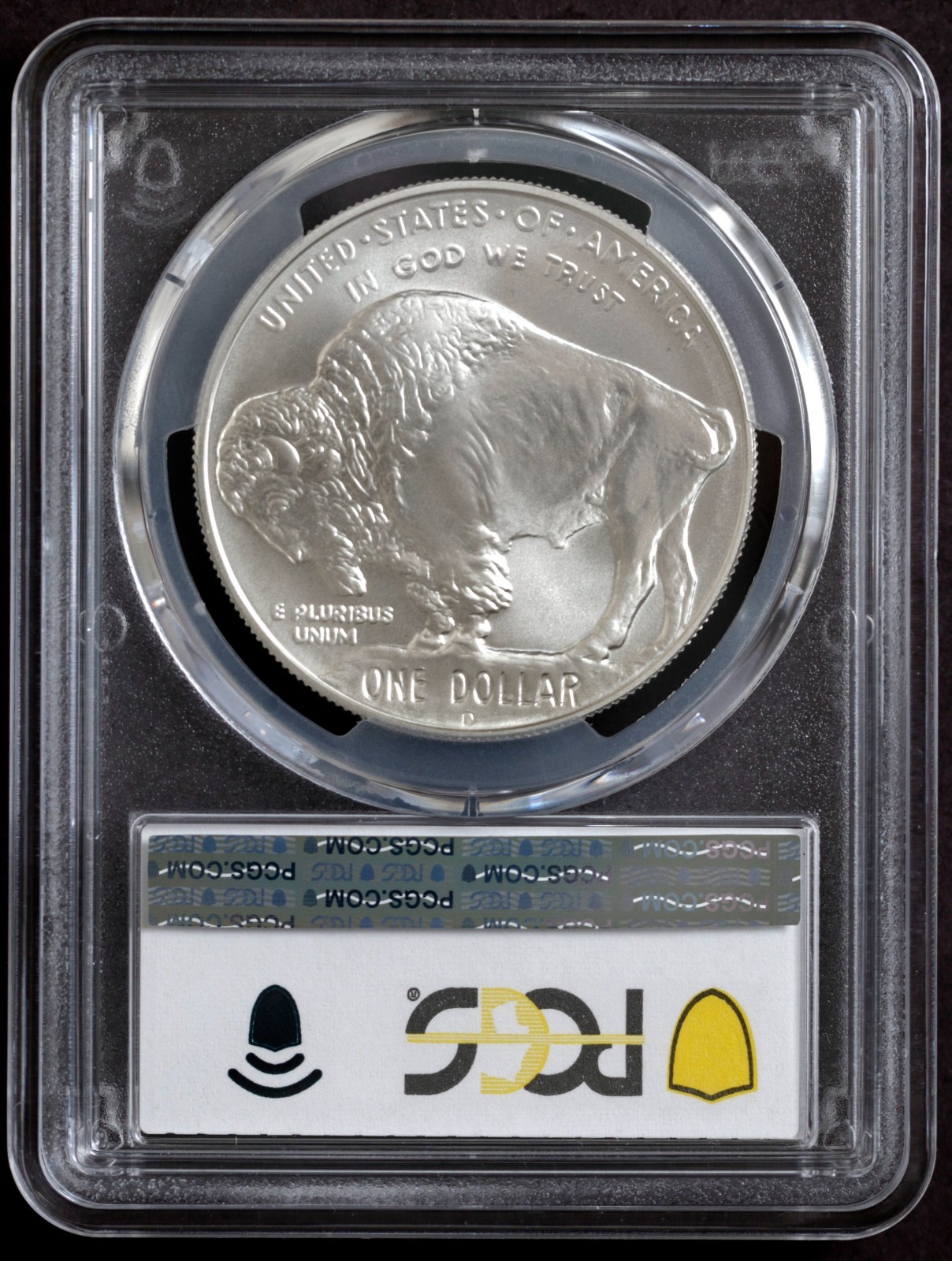 2001-D BUFFALO PCGS MS69 Silver Commemorative Dollar $1 MS69