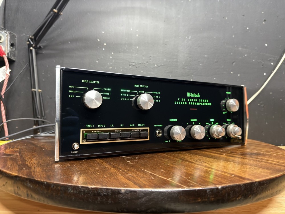 Mcintosh C26 Vintage Solid State Stereo Preamplifier