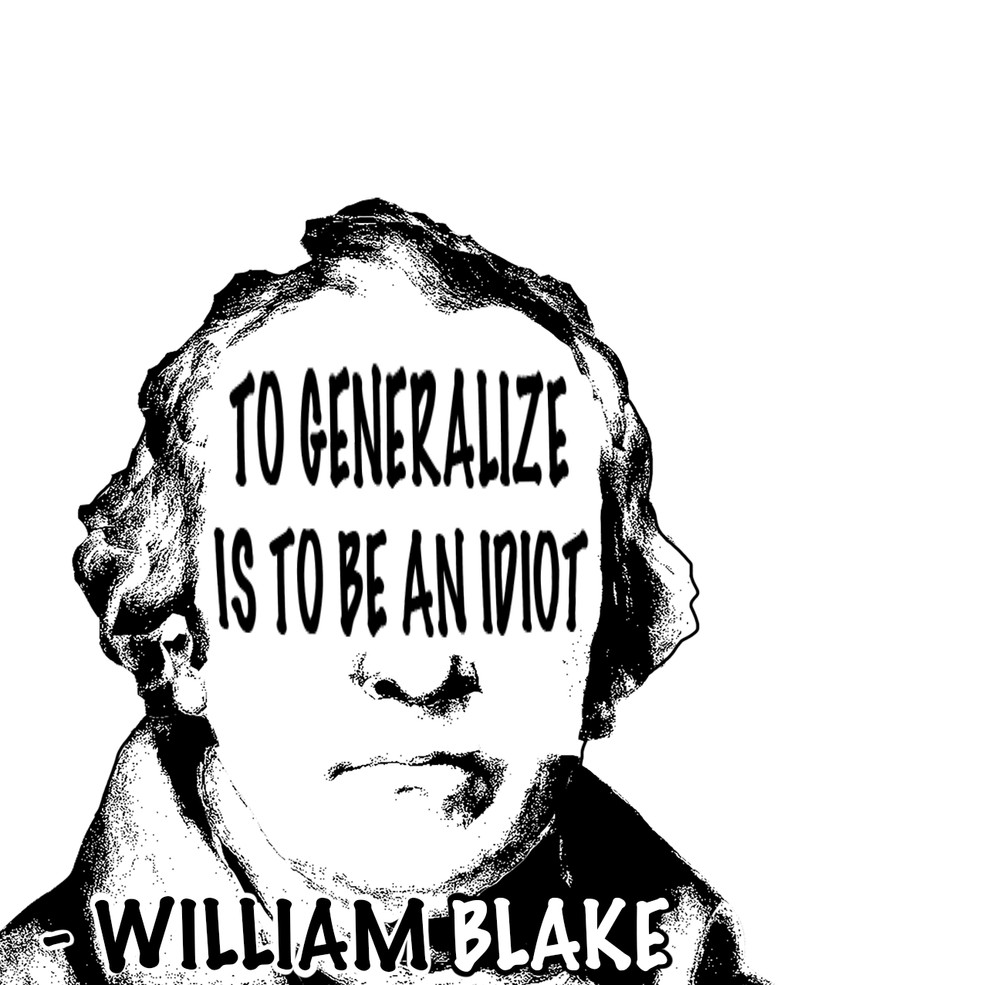 William Blake Quoted Sticker Collection