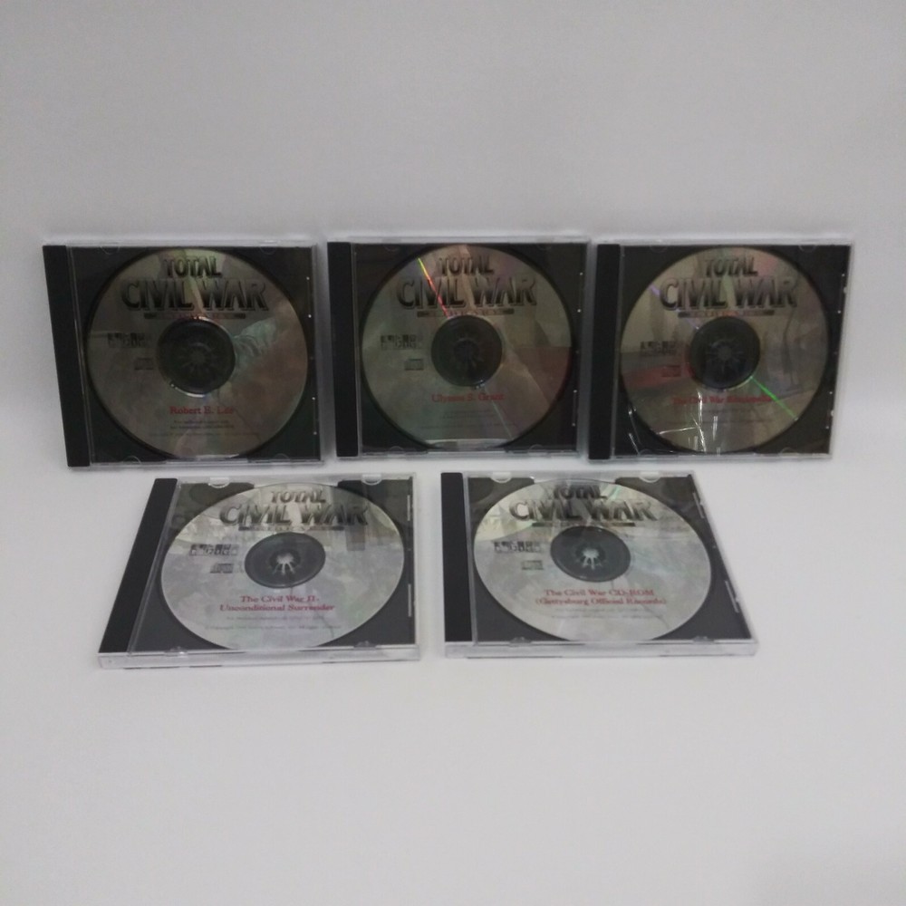 Total Civil War Library By Topics 5 CD-Rom Edition Software