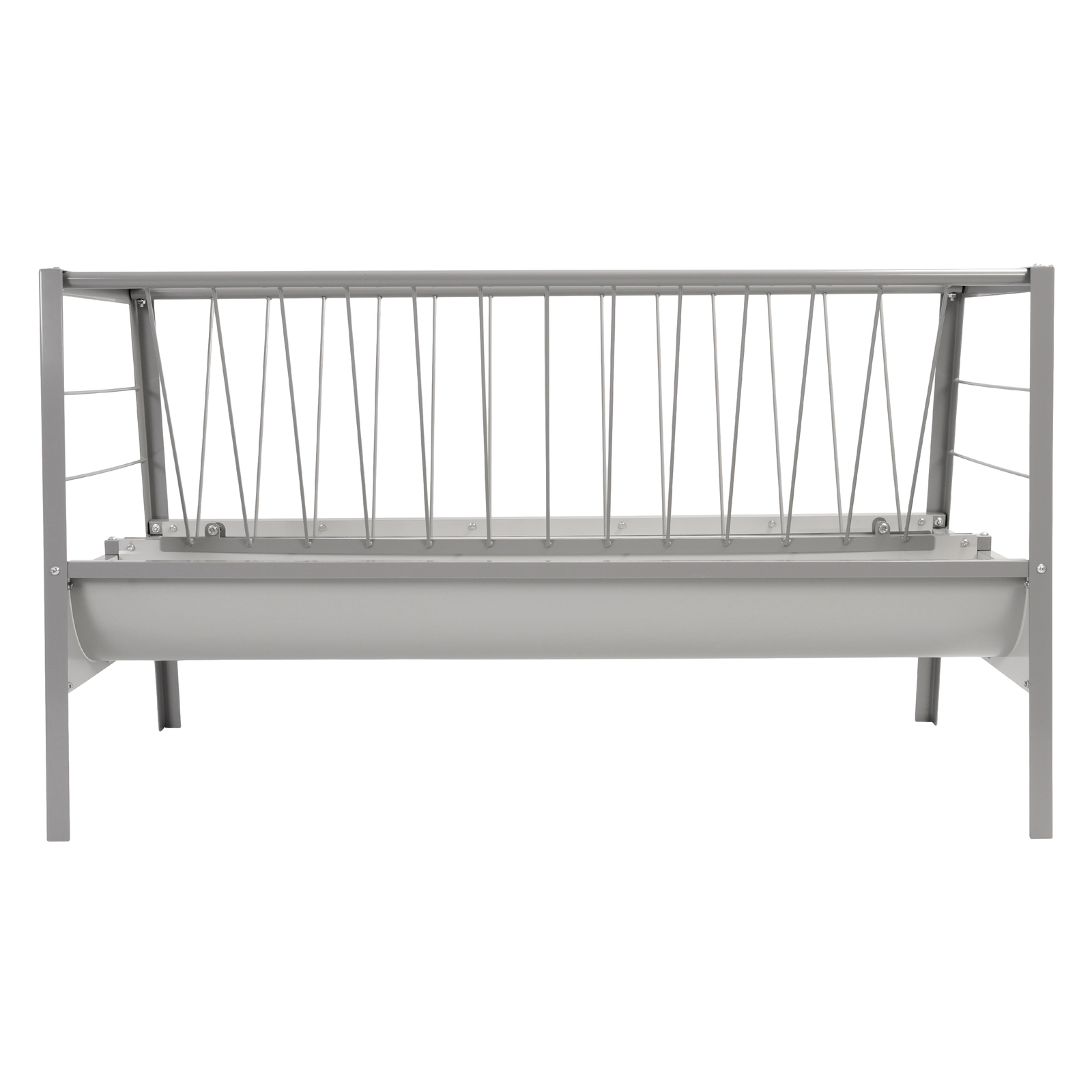 Heavy Duty Steel 77 Gallon Pasture Hay Feeder For Goats, Sheep, Miniature Horses