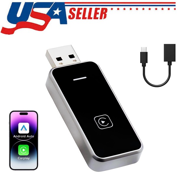 USB Wireless CarPlay For iPhone Android Wireless Carplay Dongle Plug Play
