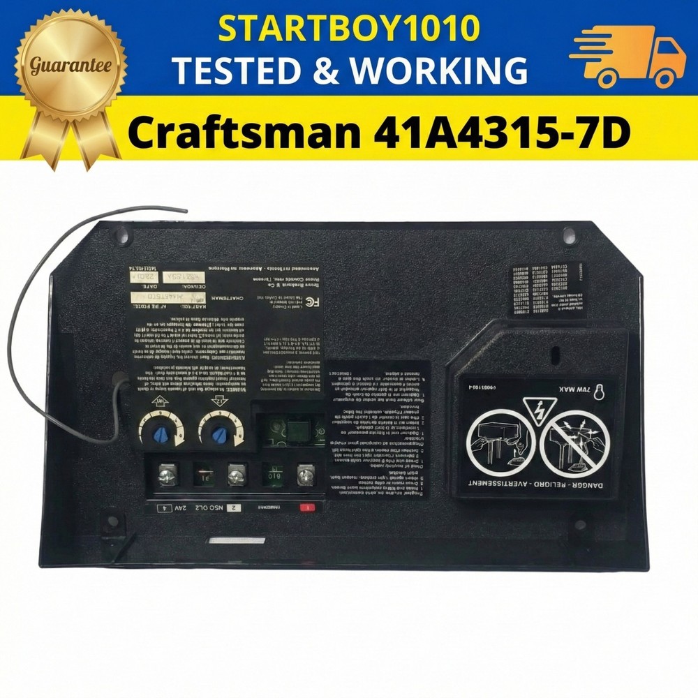Craftsman Logic Board 41A4315-7D  GREEN BUTTON