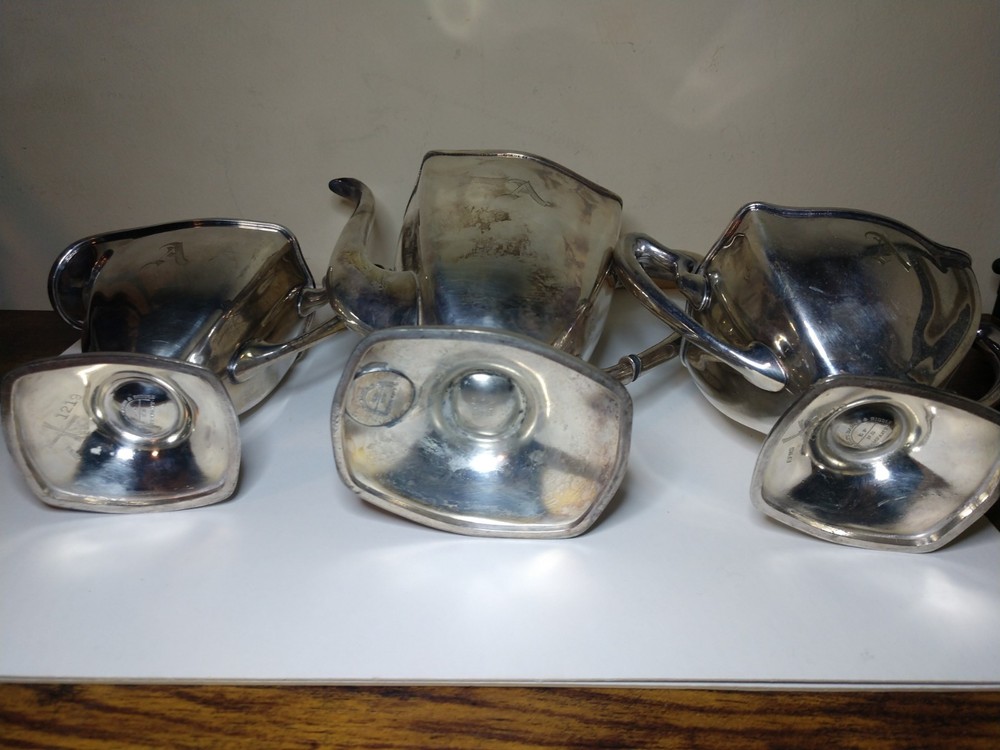 Bailey Banks & Biddle Silver Plated Tea Set