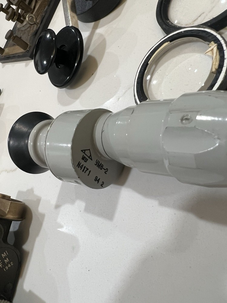 US WW2 M1 Aiming Circle Scope Lens Glasses Moorse Code Equipment Lot