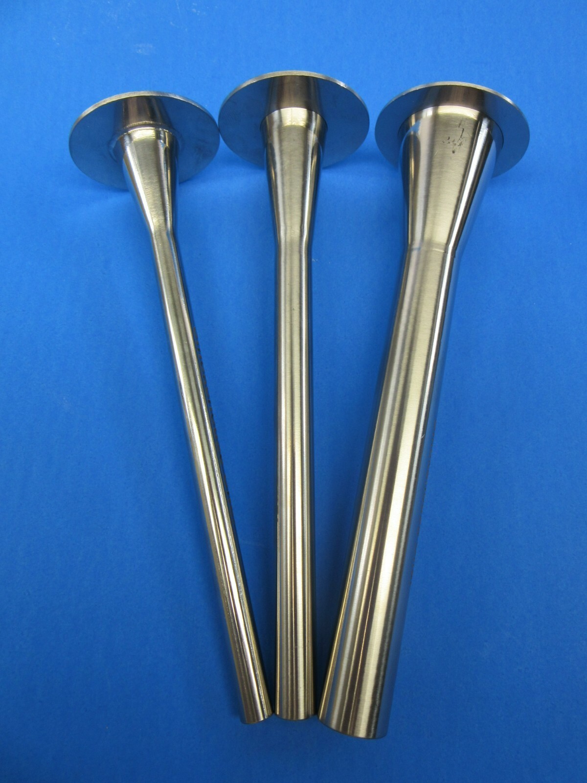 VARIETY 3-PACK Sausage Stuffer Tubes 2" base x 3/8", 1/2", 3/4" OD LEM Weston