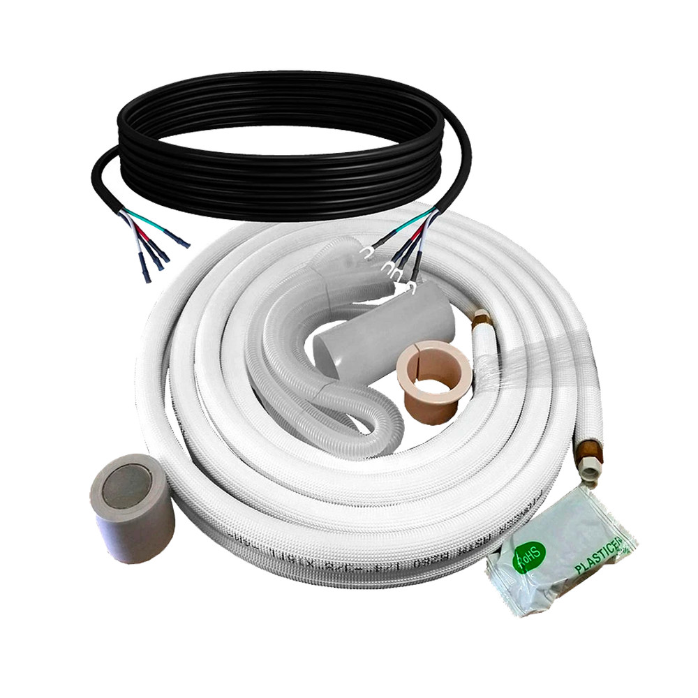 COPPER Ductless Mini Split Line Connection Accessory Kit, 1/4''-1/2''