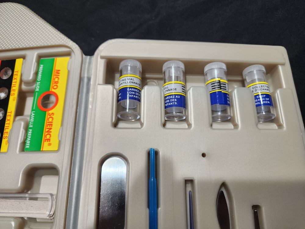 Micro-Science Complete Microscope Set Educational Kit with Slides & Tools