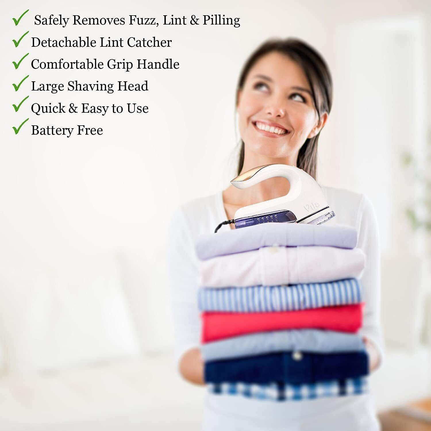 Electric Clothes Lint Pill Fluff Remover Fabrics Sweater Fuzz Shaver Household