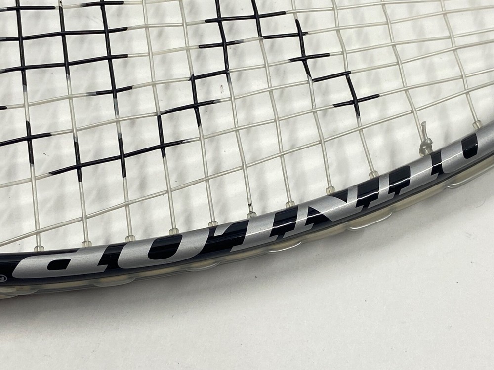 Dunlop Max Plus Ti Squash Racket And Bag. Graphite Composite. Great Shape.