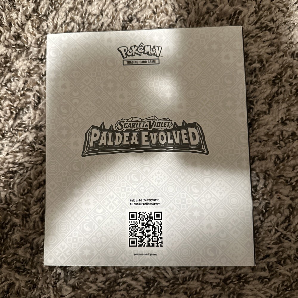 Pokémon Paldea Evolved ETB Player’s Guide Booklet - Set List