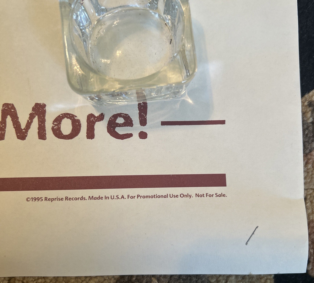 ERIC CLAPTON POSTER "FROM THE CRADLE" ALBUM RELEASE PROMO 1995