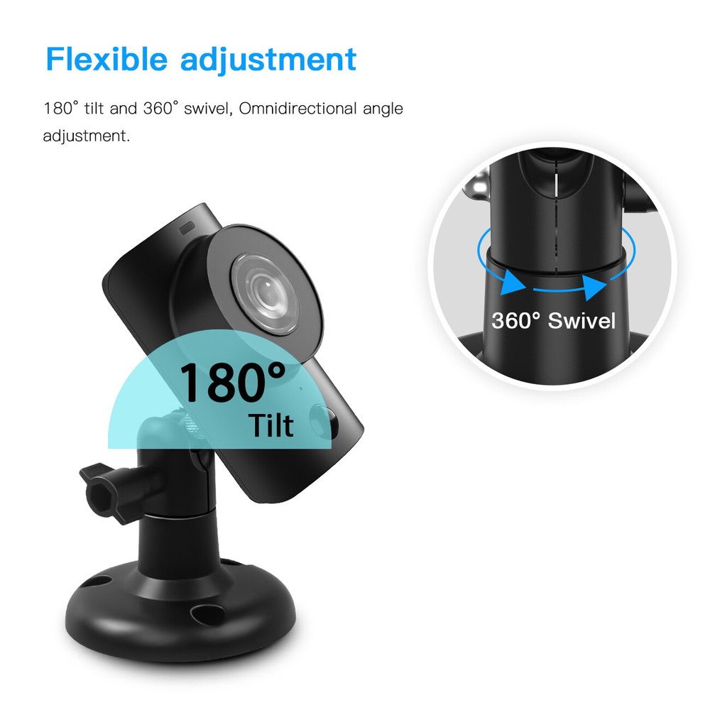 HOLACA 360° Adjustable Wall Mount for SimpliSafe Camera (1080p)