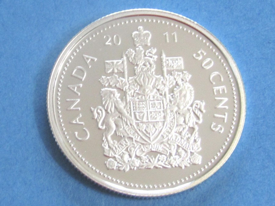 2011 Canada 50 Cents Silver Proof