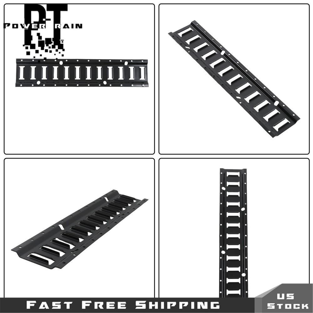 12 Pack E Track Tie Down Rails Power Coated E-Tracks 2' For Trailers ATV