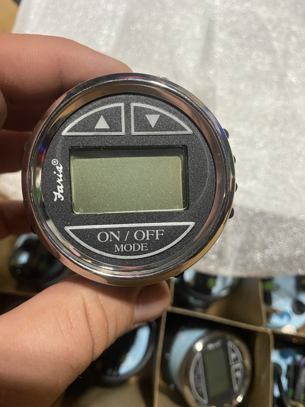 Faria Depth Sounder Black Gauge Ds0111a