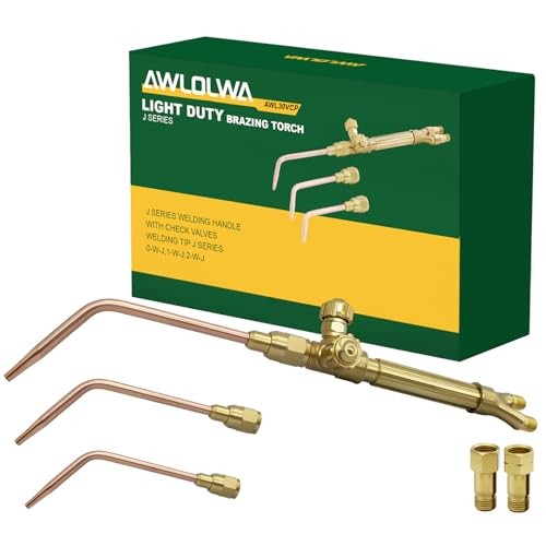 Ligth Duty Welding/Brazing Series "J" Torch Handle with Welding Tips, with