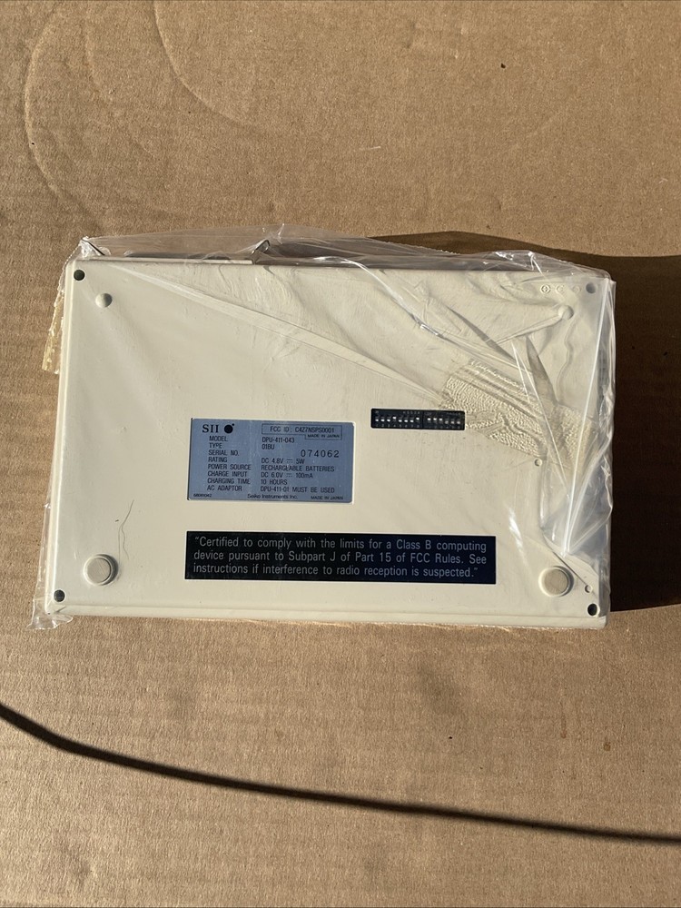 Seiko Instruments SII DPU-411 Thermal Printer w/ Power Cable