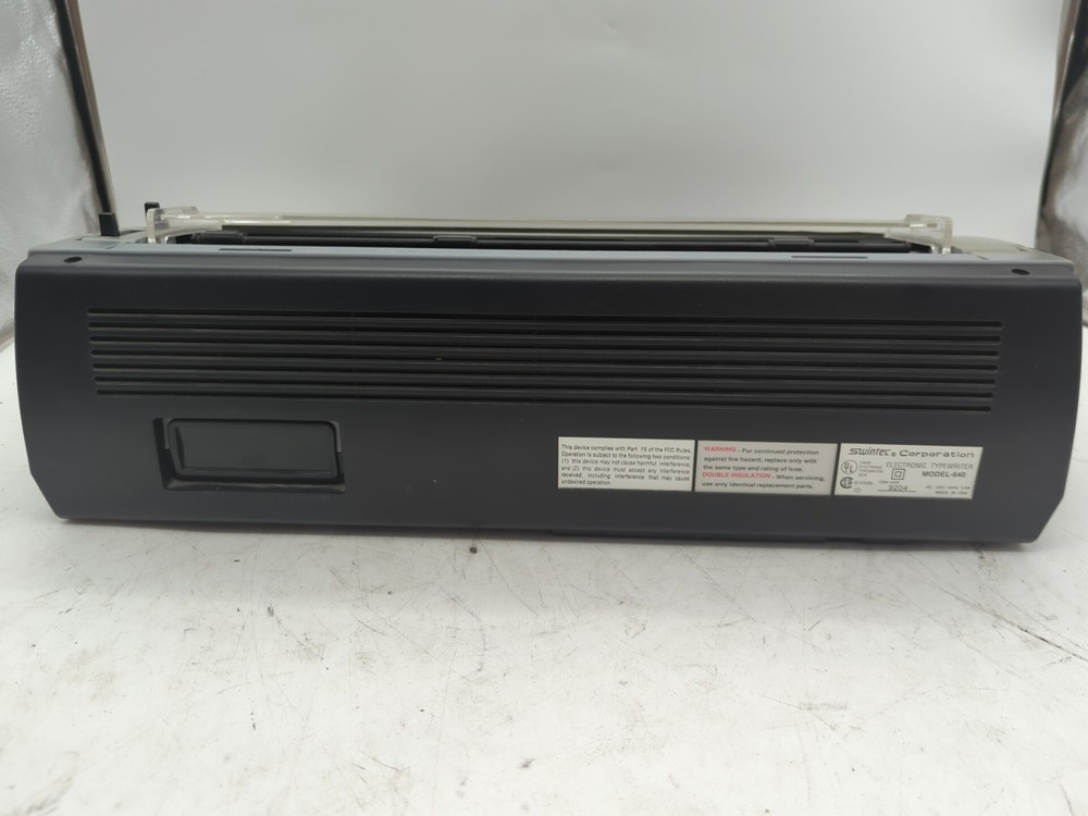 Swintec 640 Electronic Typewriter - Tested
