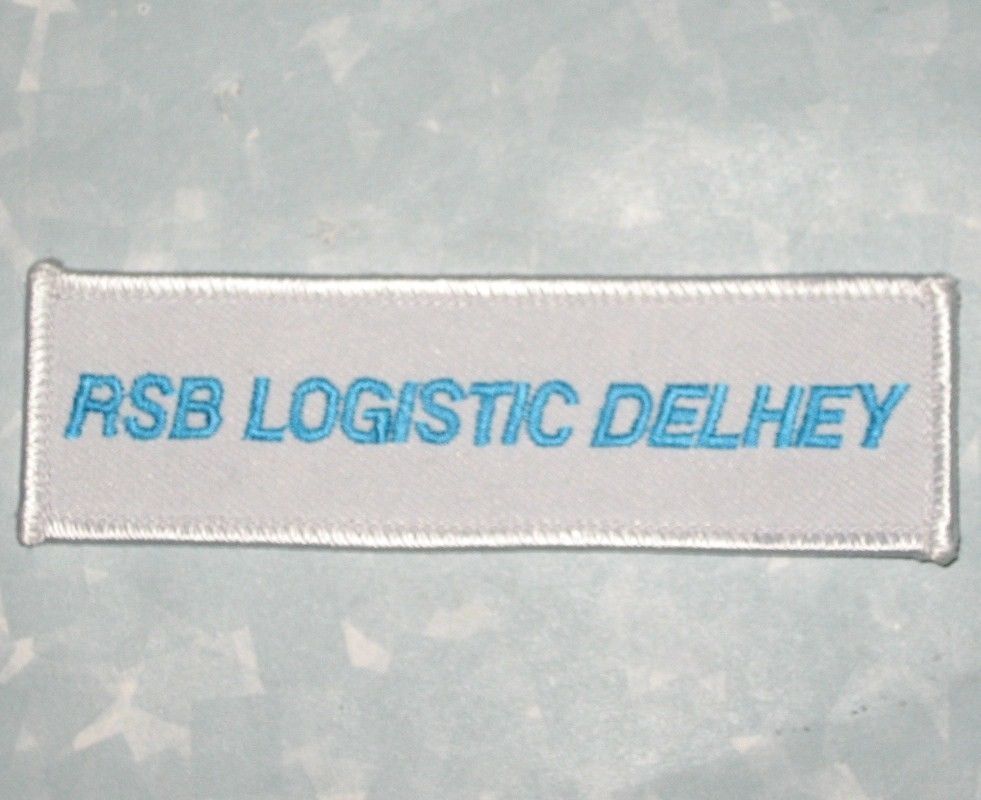 RSB Logistic Delhey Patch - 4 1/8" x 1 1/4"  - Germany