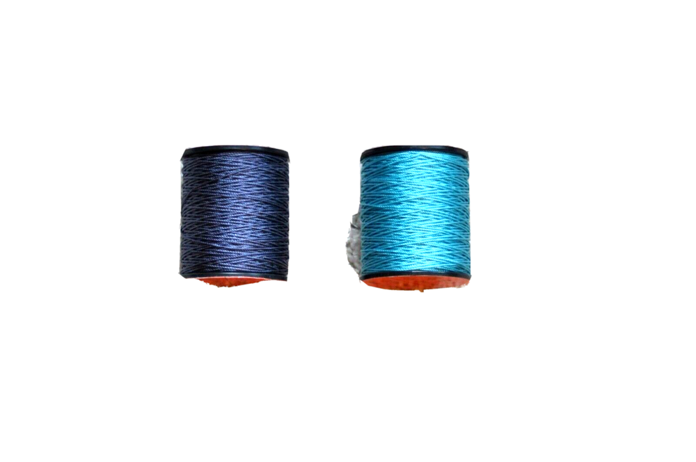 Two Oboe Reed Thread in Old navy and Light Blue