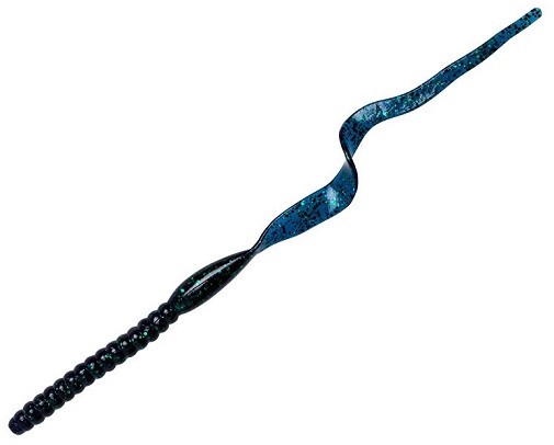YUM Ribbontail Worm 7.5" - Junebug