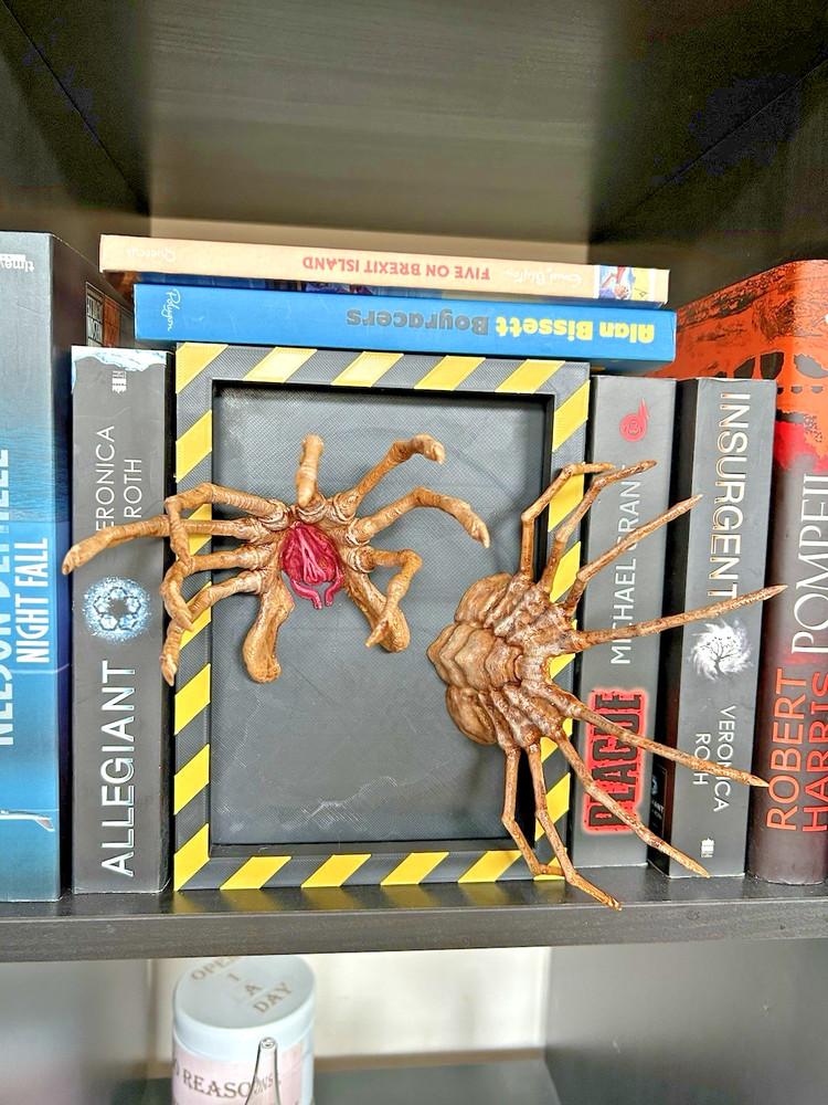 Alien Facehugger Book Nook LED Remote Control 16 Colour