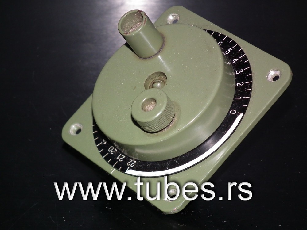 Large Vernier Dial Control Knob HF LINEAR AMPLIFIER Antenna Coupler from 60s