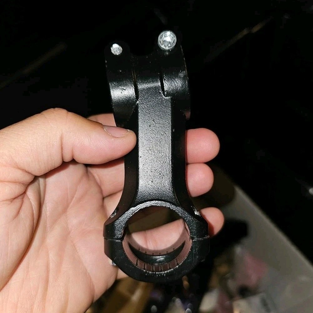 Black Aluminum Threadless Bicycle Stem Universal