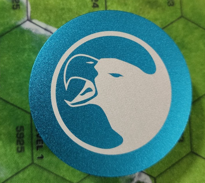 CATALYST: BattleTech LosTech Dice Puck - Crescent Hawks