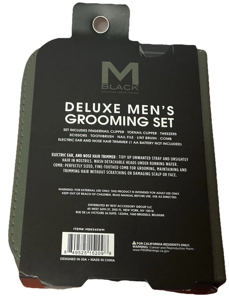 Deluxe Men’s Grooming Set 10 Pc
