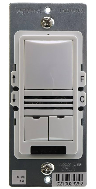 Wattstopper-WAT LMDW102W: DLM Dual Tech 2-Button Wall Mount Sensor