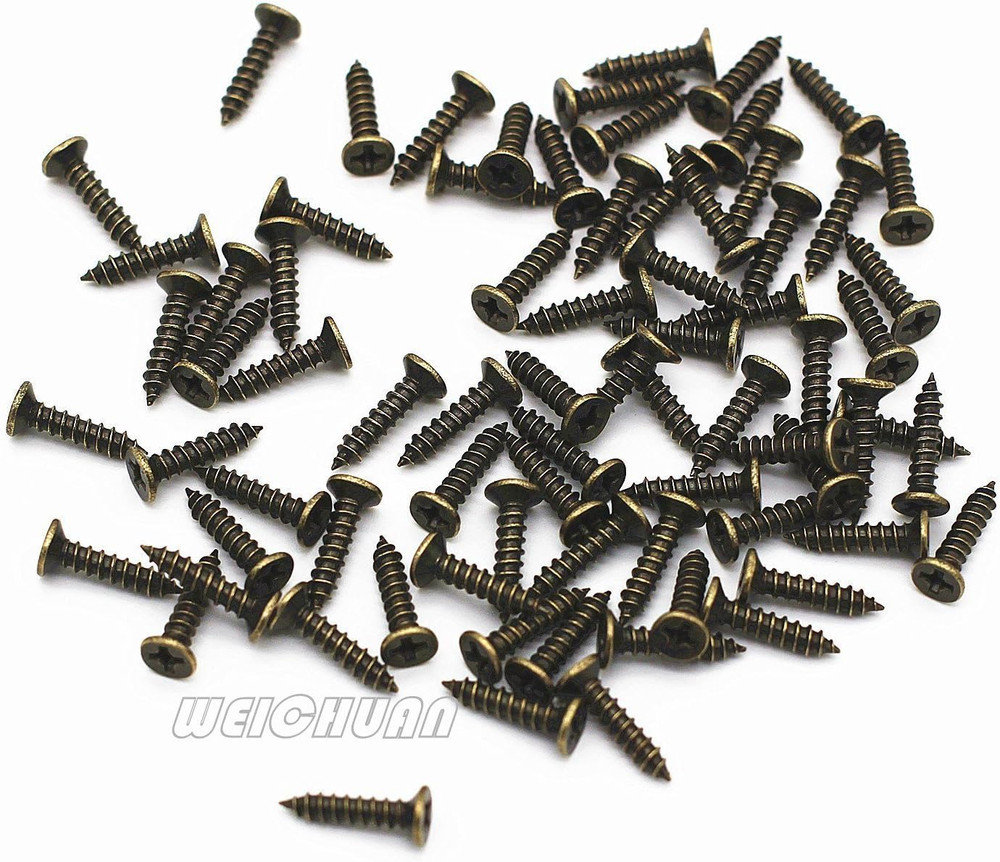 20PCS Antique Bronze Iron Drawer Knobs Pulls Handles - Vintage Kitchen