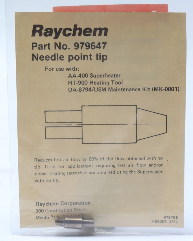Raychem 979647 NeedlePoint Tip