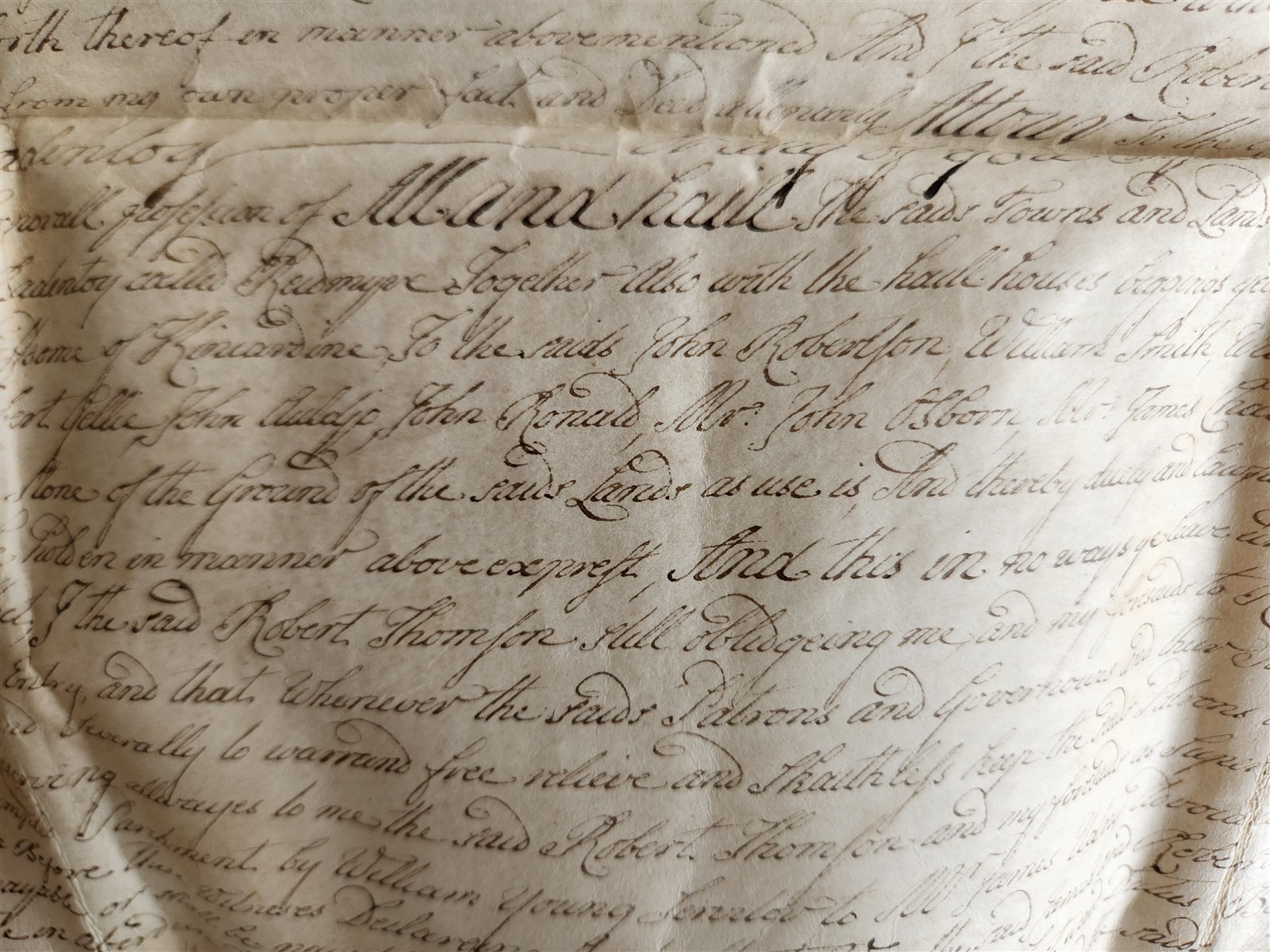 1737 MANUSCRIPT on VELLUM ANTIQUE LEGAL DOCUMENT in ENGLISH 18th CENTURY