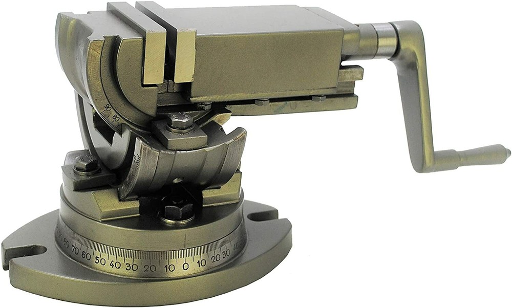 3 Way Angular Vice 2" / 50 MM Titling Type With Swivel Base 90°Vertical Indexing