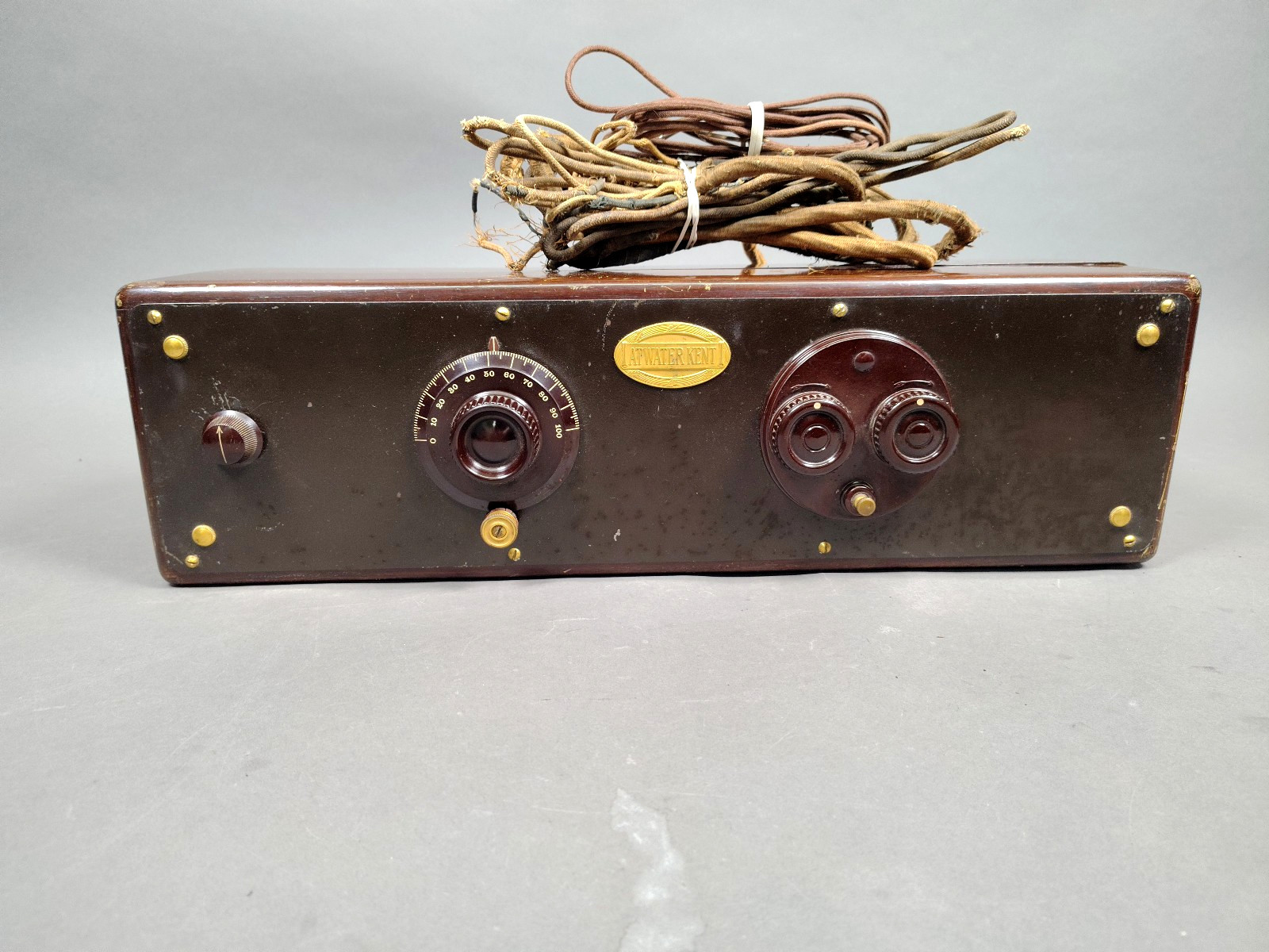 Atwater-Kent Model 33 Antique Vintage Tube & Bakelite Radio AC Receiver AS-IS