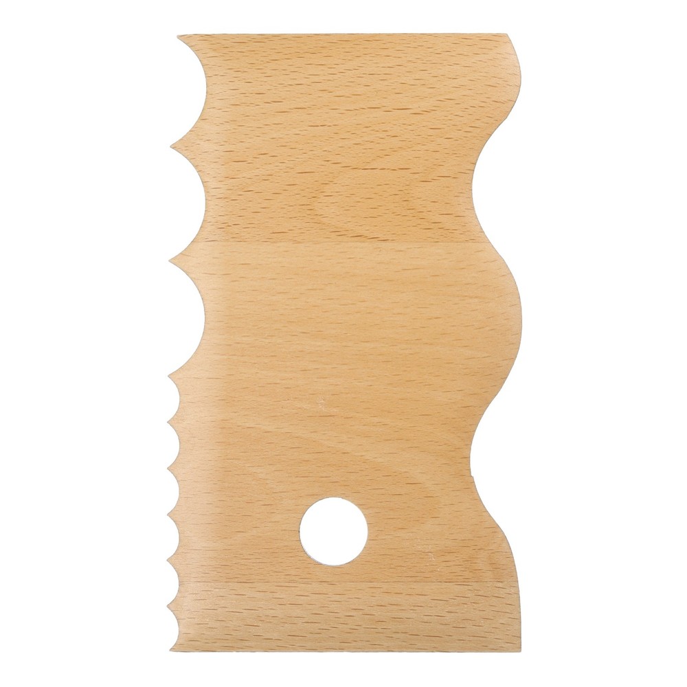 Pottery Ribs Trimming Tools Beech Pottery Profile Various Wave Design New