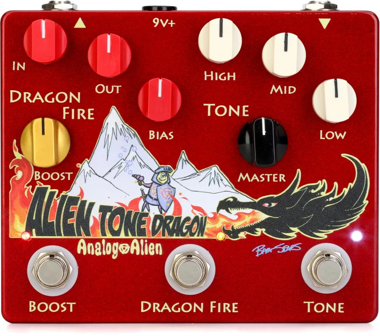 Analog Alien Alien Tone Dragon Boost / Overdrive / EQ Pedal