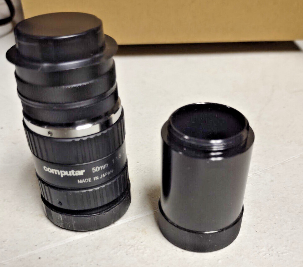 Fujinon HF50SA-1 Machine Vision Camera Lens and Extras