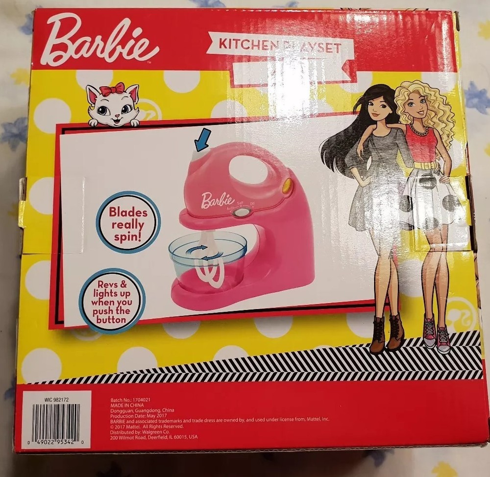 Barbie Kitchen Playset - Mixer
