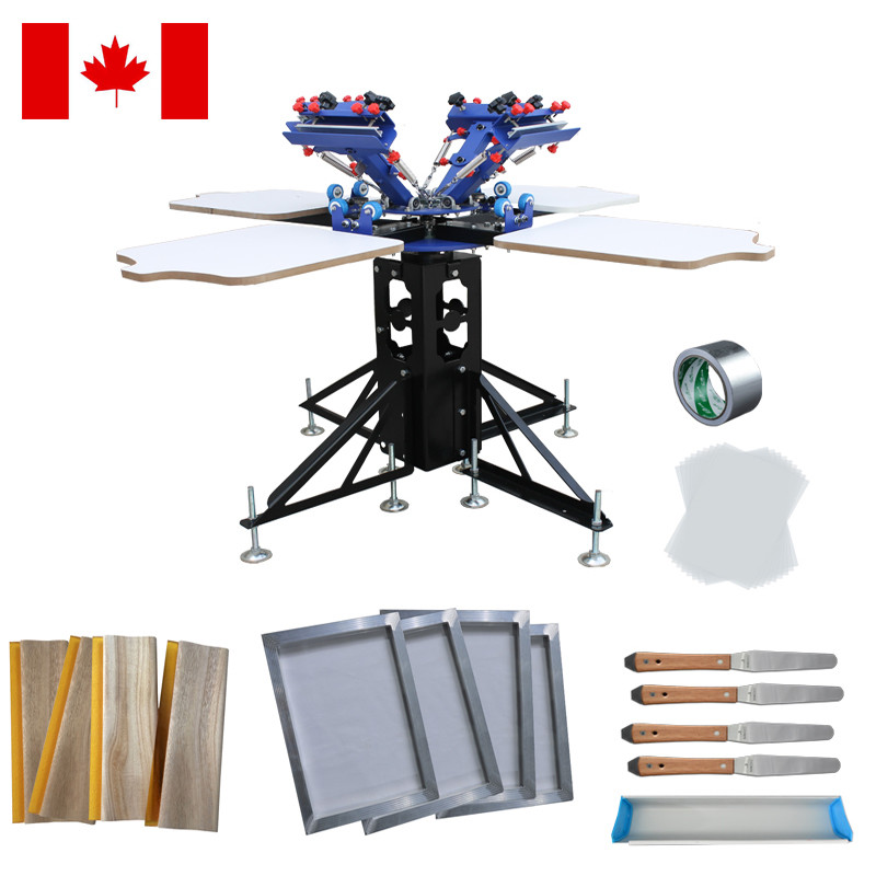 Micro Registration 4 Color Screen Printing Package Practise Materials Print Kit