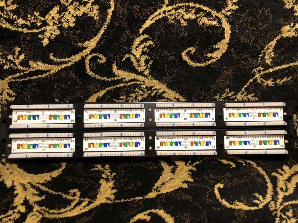 SPRINT (SP-PP-C5E48-HD) 48-Port CAT 5e PATCH PANEL ITEM CODE: 4420207500