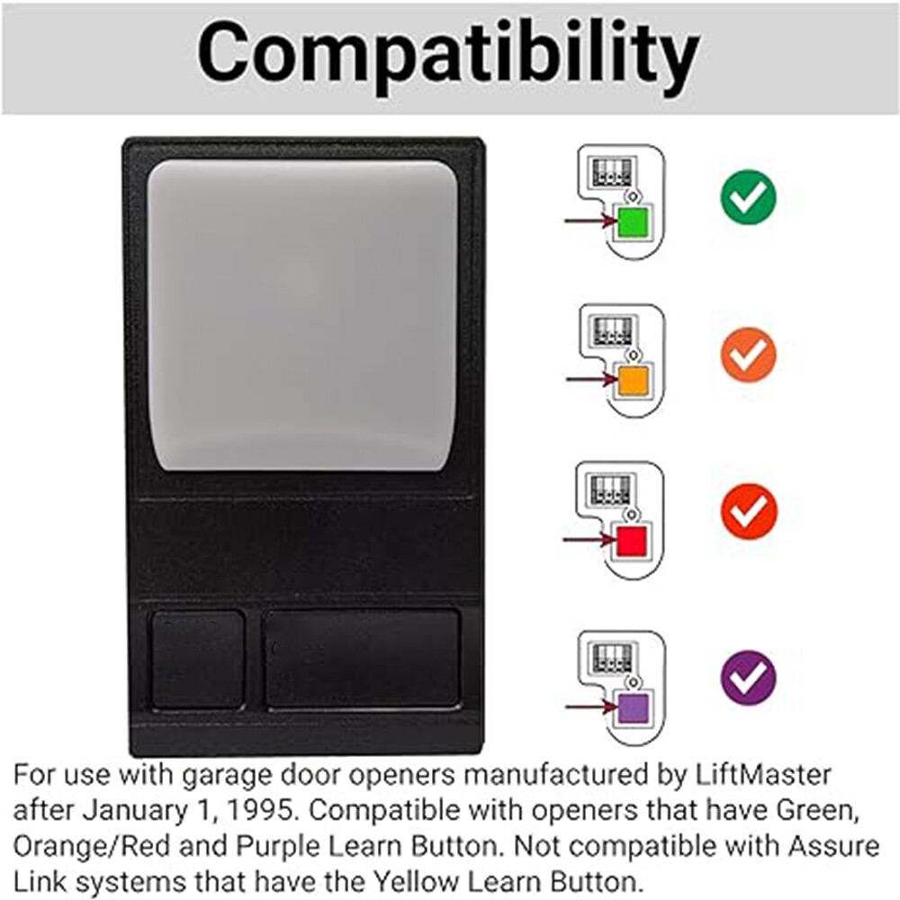 1/2PC For LiftMaster 378LM 041A6345-1 Security+ Wireless Wall Control Panel Comp