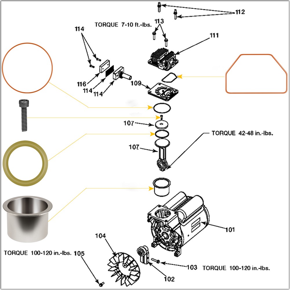 K-0058 Cylinder Sleeve Replacement Kit