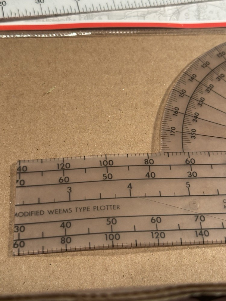 Gleim Navigational Plotter.Sectional/World AeronauticalTerminal Area Chart Scale
