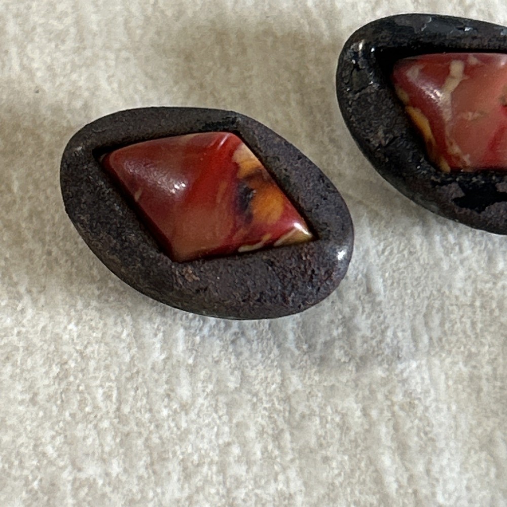 (6) Antique Buttons Unique 3 Patterns