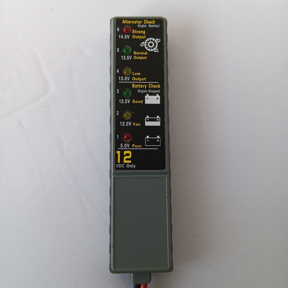 Performance Tools W2980 Battery & Alternator Voltage Checker 12VDC